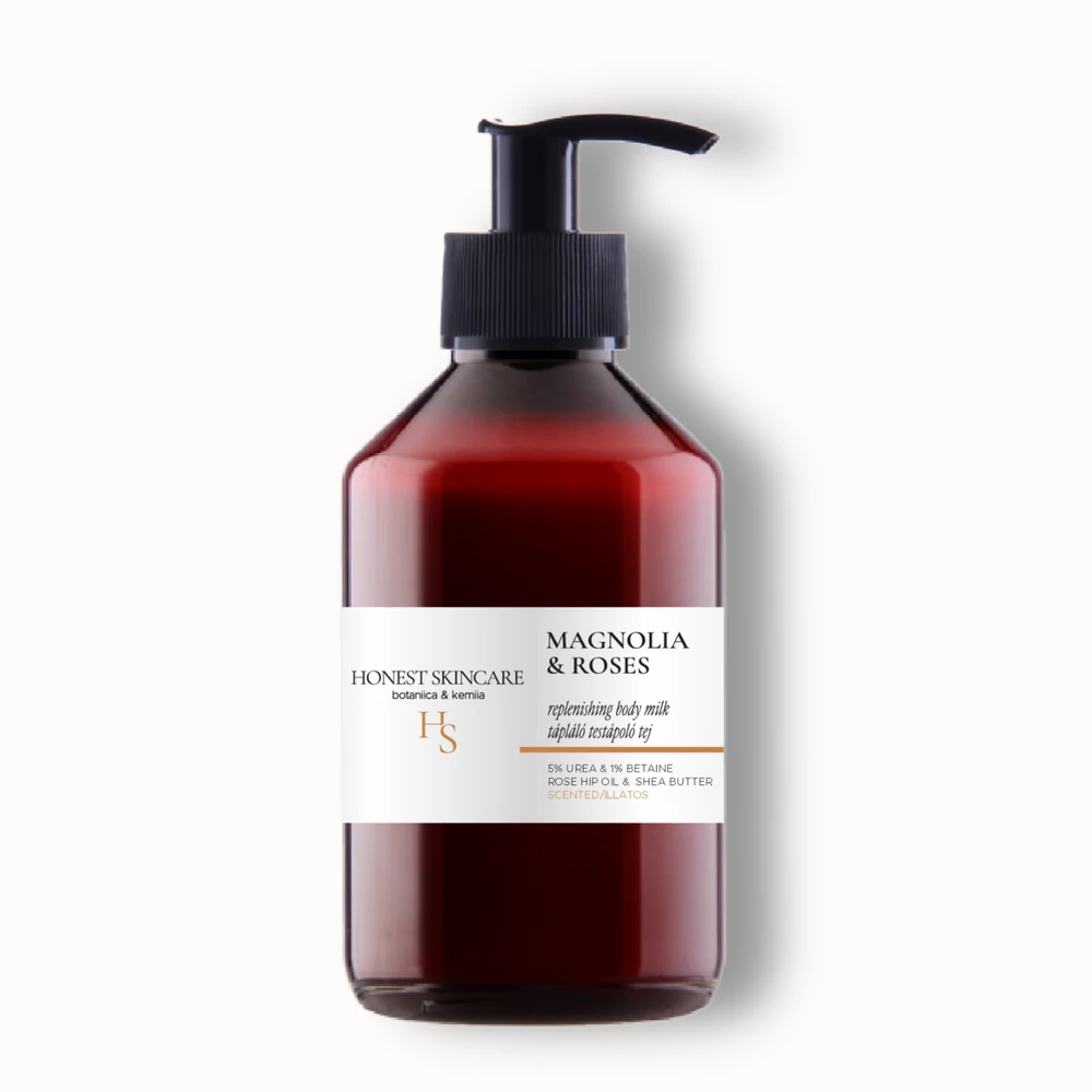 MAGNOLIA &amp; ROSES tápláló testápoló tej virágillattal