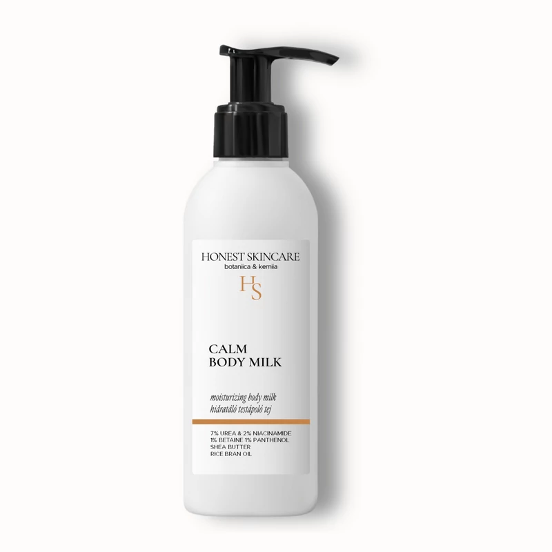 calm urea niacinamid body milk testápoló